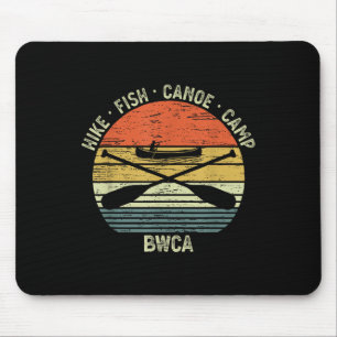 Vintage Kanufahren Bwca Outdoor Wandern Angeln Kan Mousepad