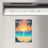 Vintage Kap-Verde-Reise Magnet (In Situ (Geschirrspüler))