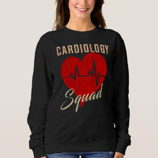 Vintage Kardiologie Kardiovaskuläre Kardiologie Sweatshirt