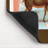 Vintage Karibik (Rentier) und Arktis Fox Mousepad (Ecke)