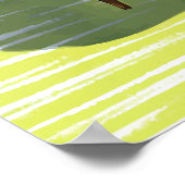 Vintage Karibikreise Poster (Ecke)