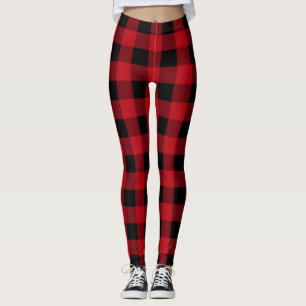 Vintage-Kariert Leggings