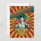 Vintage Karnevalssäule Postkarte (Vorne/Hinten)