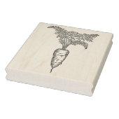 Vintage Karotte Gummistempel (Stempel)