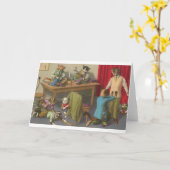 Vintage Karte (Gelbe Blume)