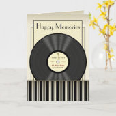 Vintage Karte (Gelbe Blume)