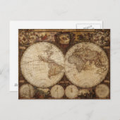 Vintage Karte (Vorne/Hinten)