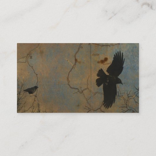 Vintage Karte (Rückseite)