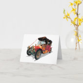 Vintage Karte (Gelbe Blume)