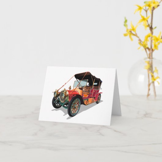 Vintage Karte (Gelbe Blume)