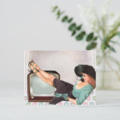 Vintage Karte (Stehend Vorderseite)