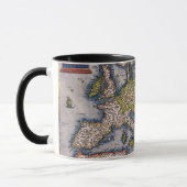 Vintage Karte 1572 von Europa-Tasse Tasse (Links)