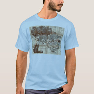 Vintage Karte 1879 Untere Saranac See Reconnaissan T-Shirt