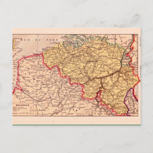 Vintage Karte, 1920, Belgien Postkarte