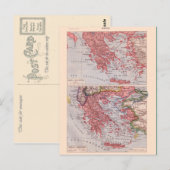 Vintage Karte, 1920, Griechenland Postkarte (Vorne/Hinten)