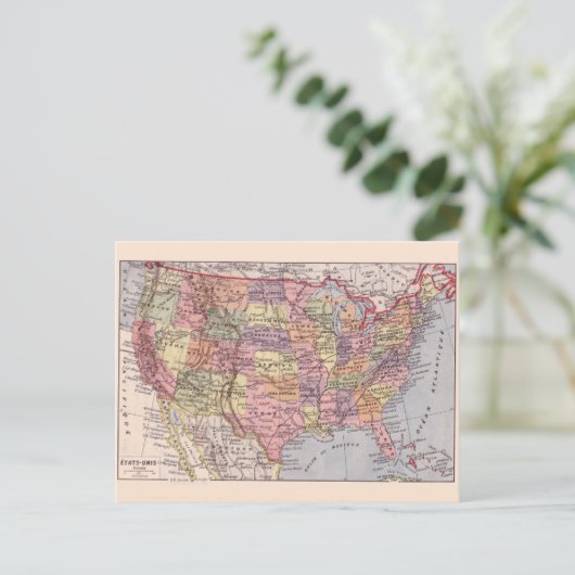 Vintage Karte, 1920, USA Staaten Postkarte (Stehend Vorderseite)