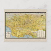 Vintage Karte 1932 Greater Los Angeles wiederherge (Vorderseite)