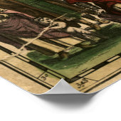 Vintage Karte Afrikas (1688) Poster (Ecke)