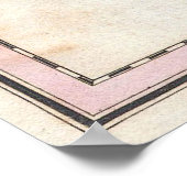 Vintage Karte Ägyptens (1827) Poster (Ecke)