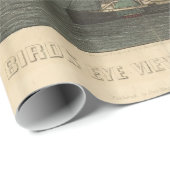 Vintage Karte Alexandria VA (1863) Geschenkpapier (Rolleneckpunkt)