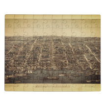 Vintage Karte Alexandria VA 1863