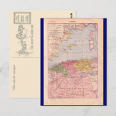 Vintage Karte, Algerien, ca. 1920 Postkarte (Vorne/Hinten)