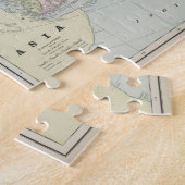 Vintage Karte Asiens (1889) Puzzle (Seite)