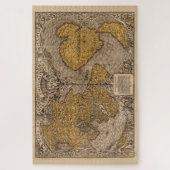 Vintage Karte aus dem 15. Jahrhundert Puzzle (Vertikal)