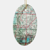 Vintage Karte BALTIMORES Keramikornament (Rechts)