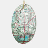 Vintage Karte BALTIMORES Keramikornament (Links)