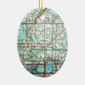 Vintage Karte BALTIMORES Keramikornament (Hinten)