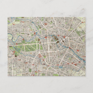 Vintage Karte Berlin Deutschland (1905)