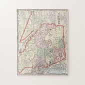 Vintage Karte Boliviens (1901) Puzzle (Vertikal)