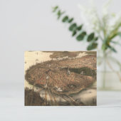 Vintage Karte Bostons (1877) (Stehend Vorderseite)