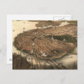 Vintage Karte Bostons (1877) (Vorne/Hinten)