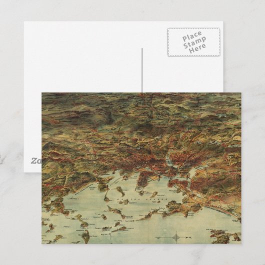 Vintage Karte Bostons (1905) (Vorne/Hinten)