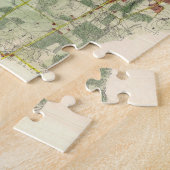 Vintage Karte Burlington Vermont (1872) Puzzle (Seite)