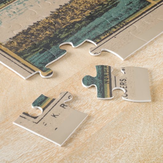 Vintage Karte Cape Ann (1879) Puzzle (Seite)