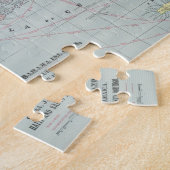 Vintage Karte Caribbean (1901) Puzzle (Seite)