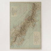 Vintage Karte Costa Ricas (1896) Puzzle (Vertikal)