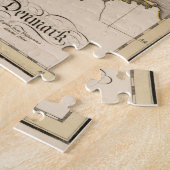 Vintage Karte Dänemarks (1815) Puzzle (Seite)