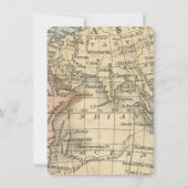 Vintage Karte Dankeschön Karte (Rückseite)