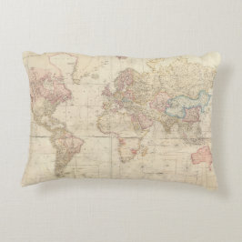 Vintage Karte Dekokissen