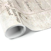 Vintage Karte der äußeren Banken (1818) Geschenkpapier (Rolleneckpunkt)