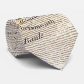 Vintage Karte der äußeren Banken (1818) Krawatte (Gerollt)