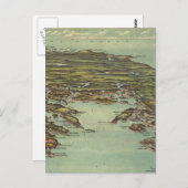 Vintage Karte der Buzzards Bay (1907) (Vorne/Hinten)