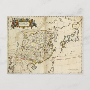 Vintage Karte der China   1662