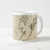 Vintage Karte der China| 1662 Jumbo-Tasse (Vorderseite Rechts)
