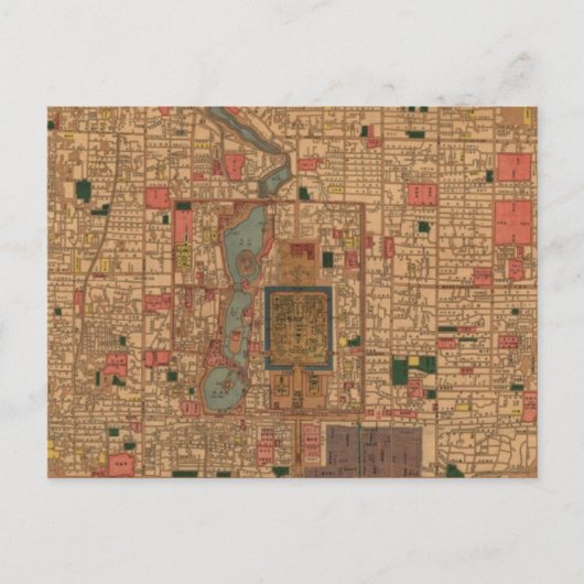 Vintage Karte der China Peking (1914) (Vorderseite)