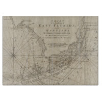 Vintage Karte der Florida-Schlüssel (1771)